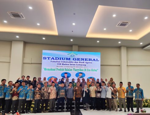 Memaknai Produk Halalan Thayyiban di Era Global, FUSA UIN Raden Intan Lampung Menggelar Stadium General